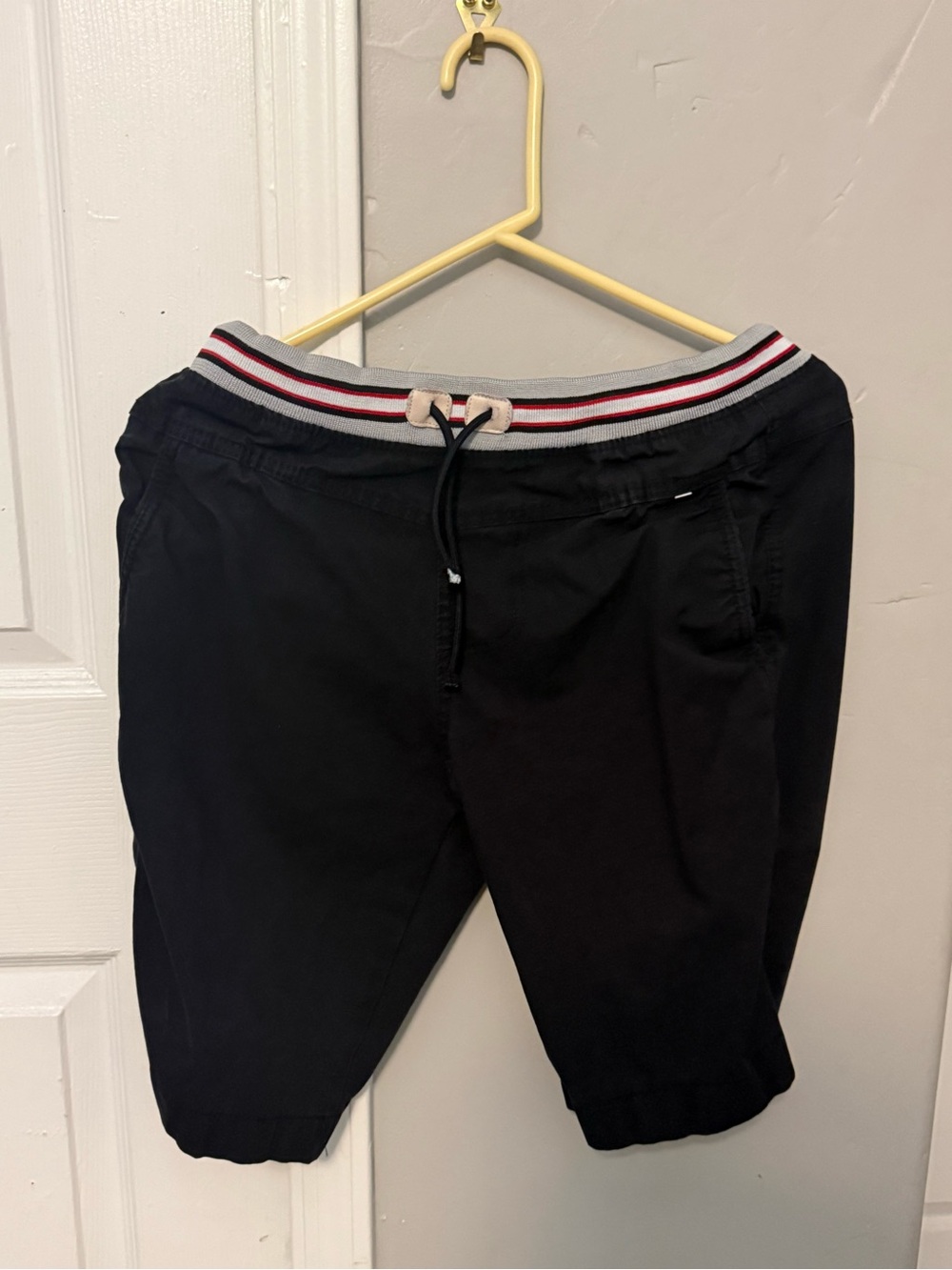 Black Drawstring Shorts